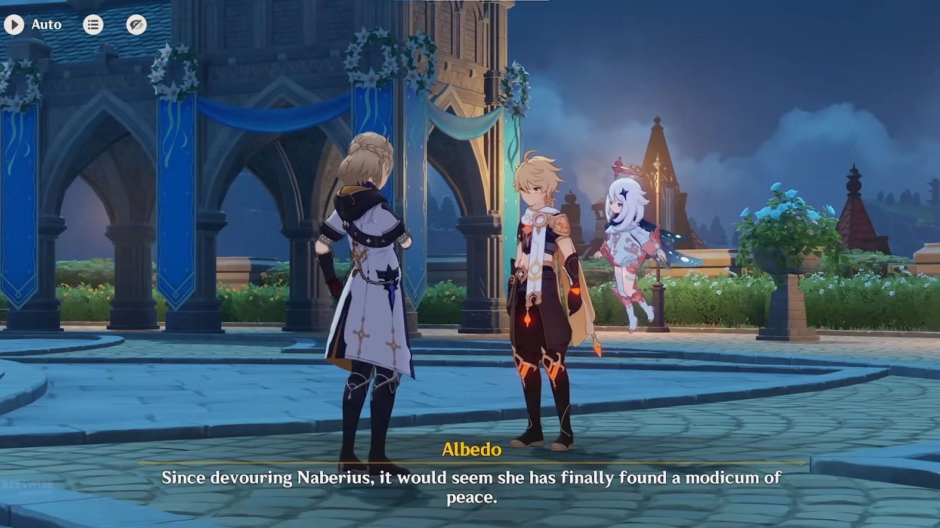 Albedo reveals that Rhinedottir Gold has ‘devoured’ Naberius (Image via HoYoverse)